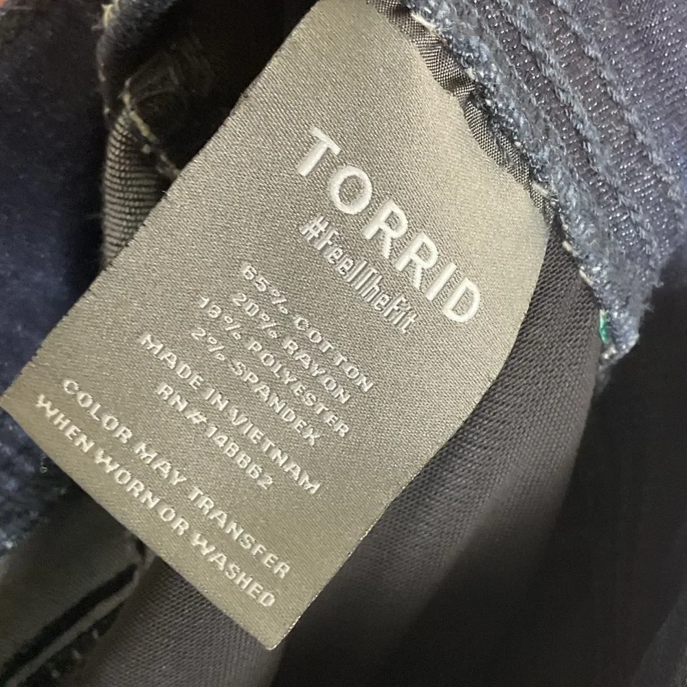 Torrid Lean Jean Slim Boot Super Soft High-Rise Jean Size 1R